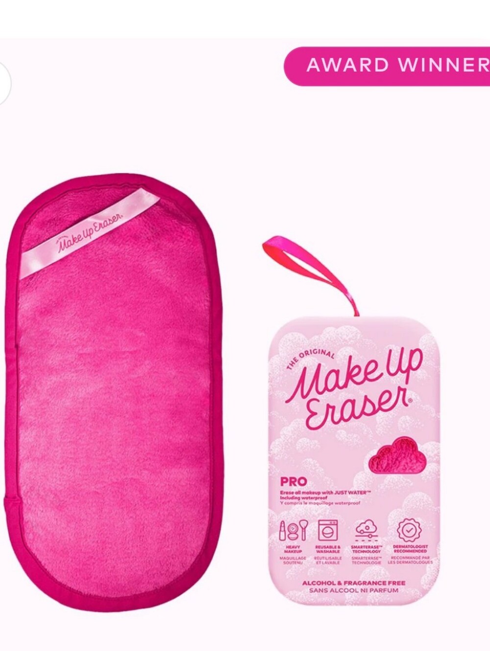 Nib The Original MakeUp Eraser Pro Pink Makeup Remover Cloth